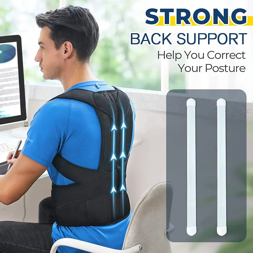 FitVibeGear™ Adjustable Back Support Belt