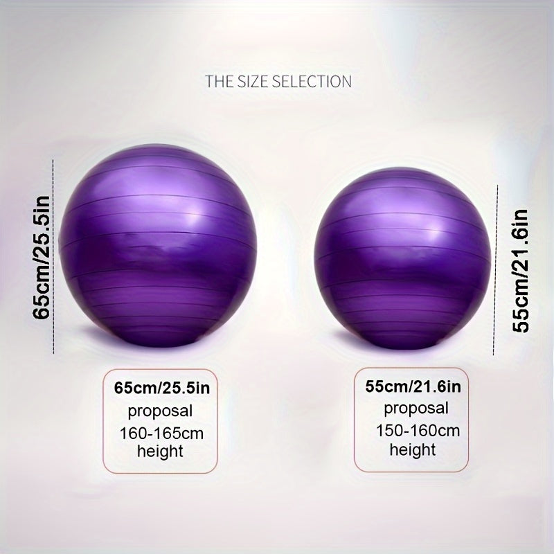 Thick Inflatable Yoga Balls Multi Color