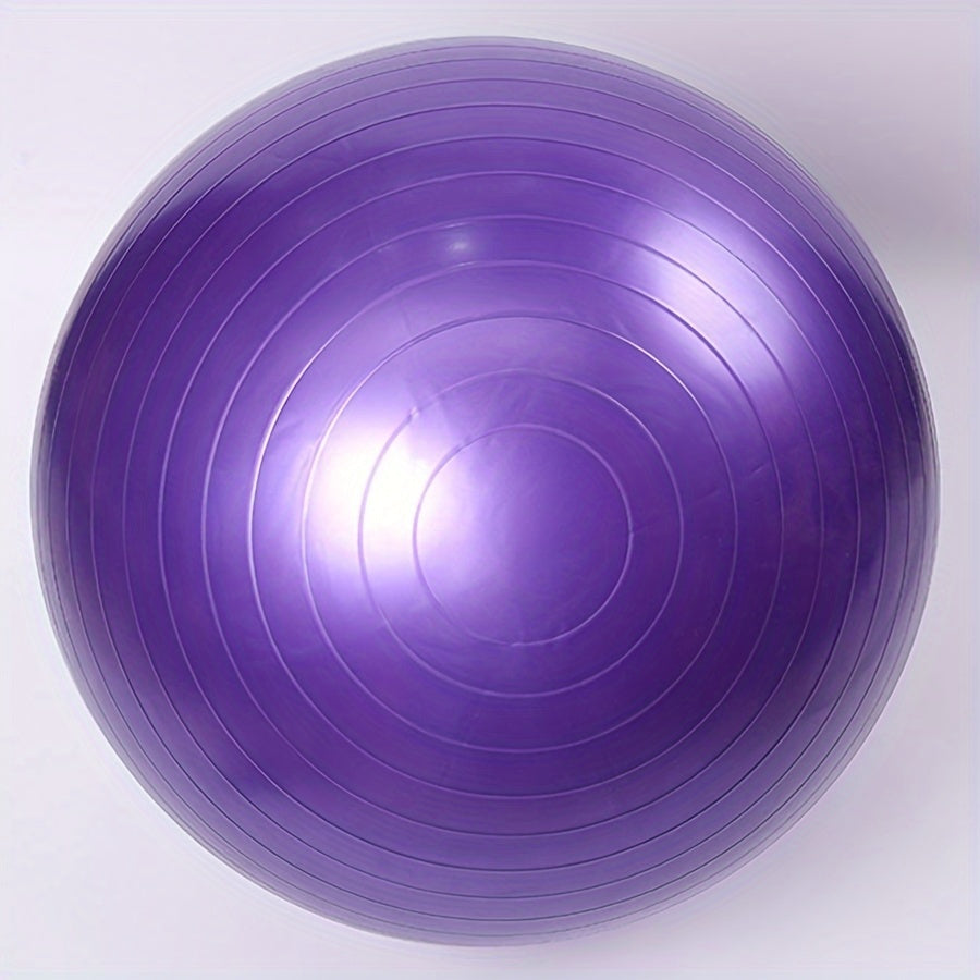 Thick Inflatable Purple Yoga Ball