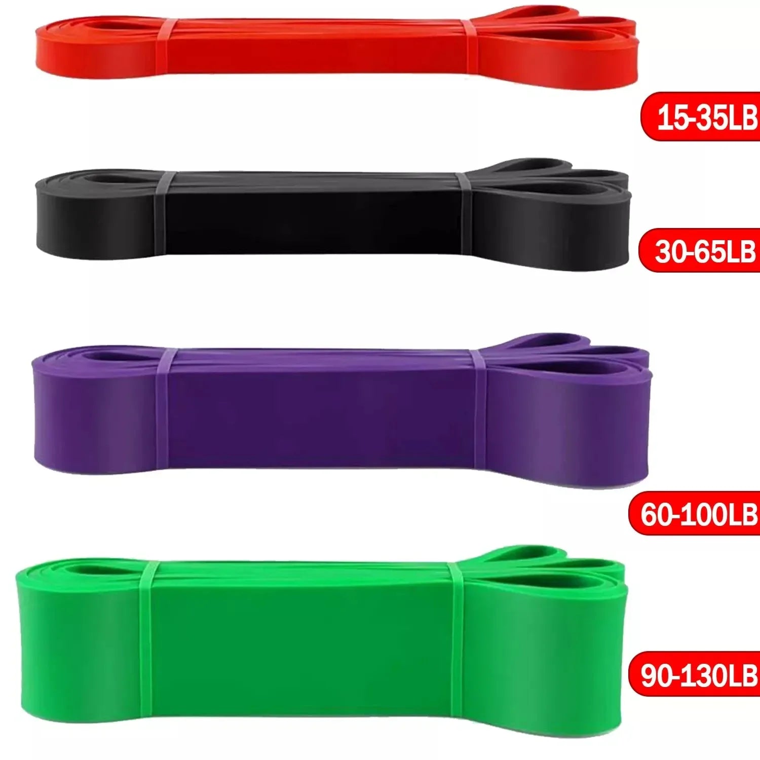 Resistance Bands 5–120 lbs Multi Color