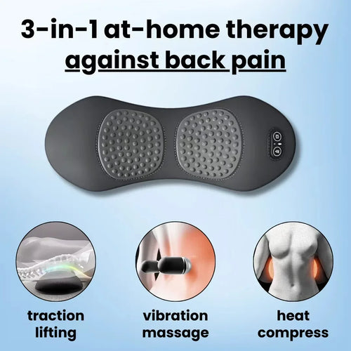 FitVibeGear™ 3-in-1 Back Relief Massager
