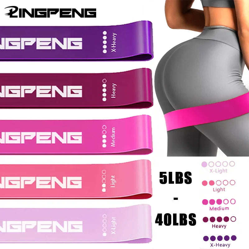 Pink & Purple Resistance Bands
