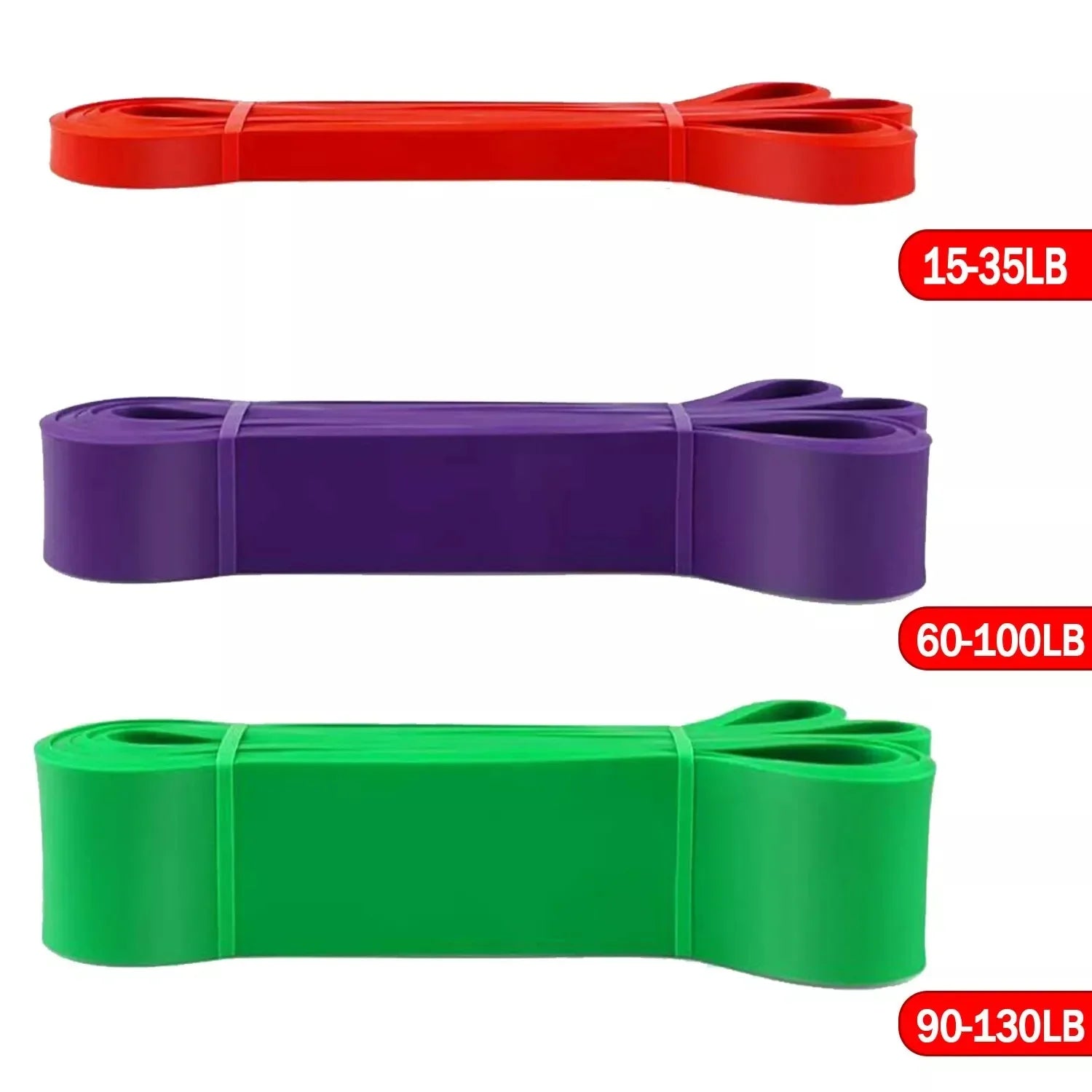 Resistance Bands 5–120 lbs Multi Color