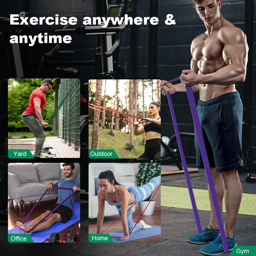 Resistance Bands 5–120 lbs Multi Color