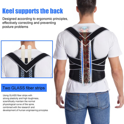 FitVibeGear™ Adjustable Back Support Belt