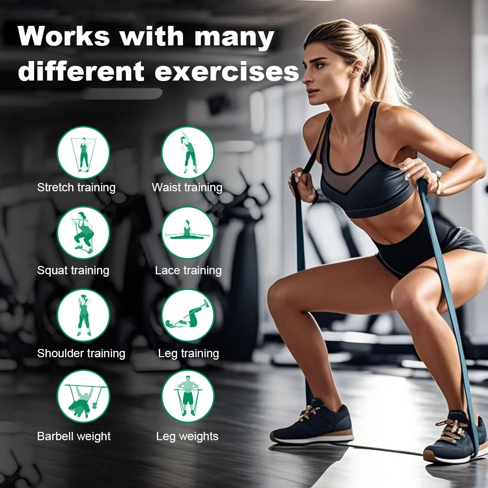 Resistance Bands 5–120 lbs Multi Color