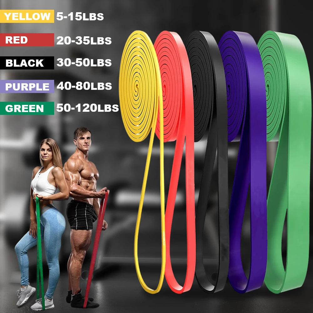 Resistance Bands 5–120 lbs Multi Color